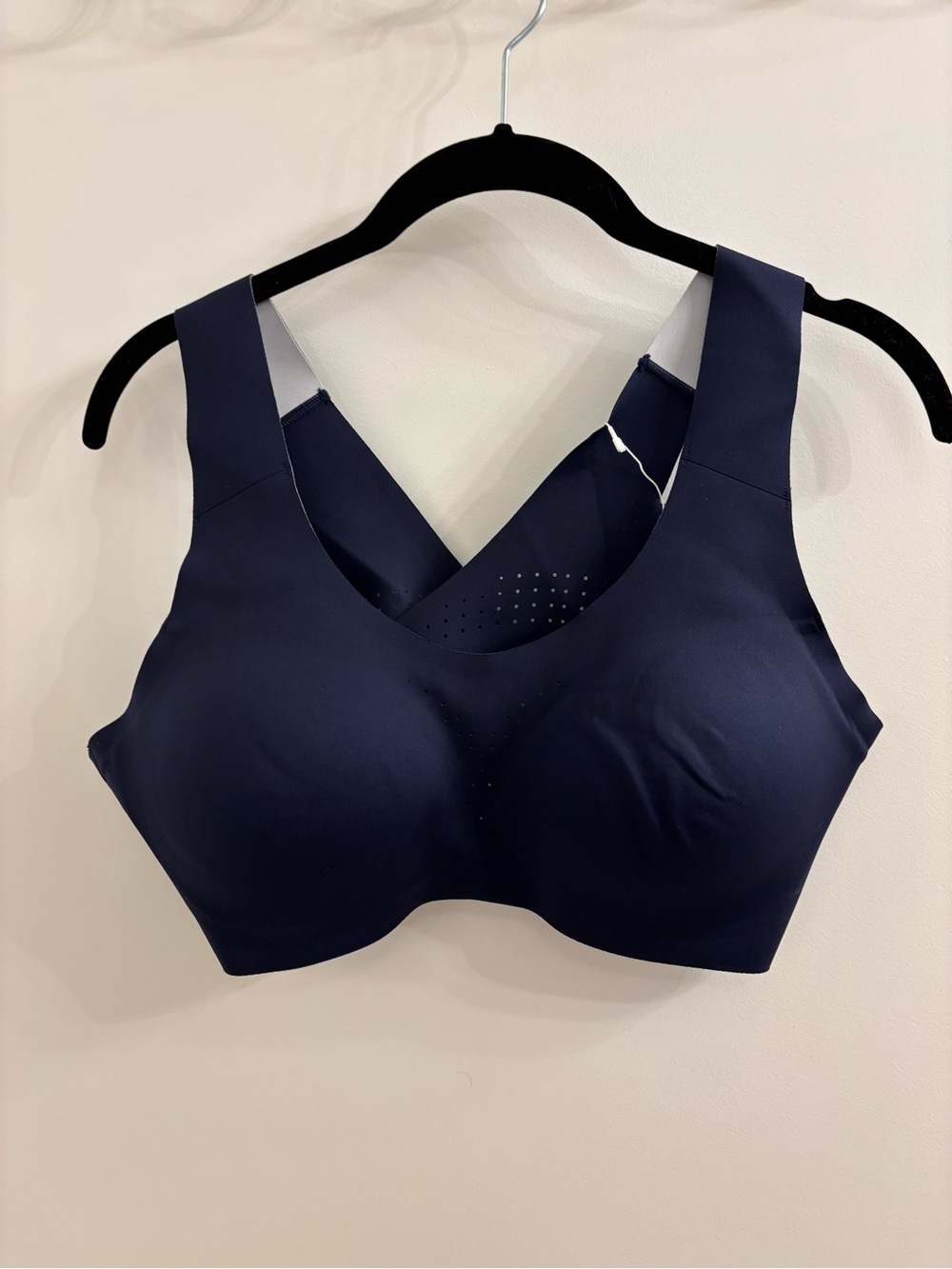 Seamless Navy Blue Brooks Sports Bra